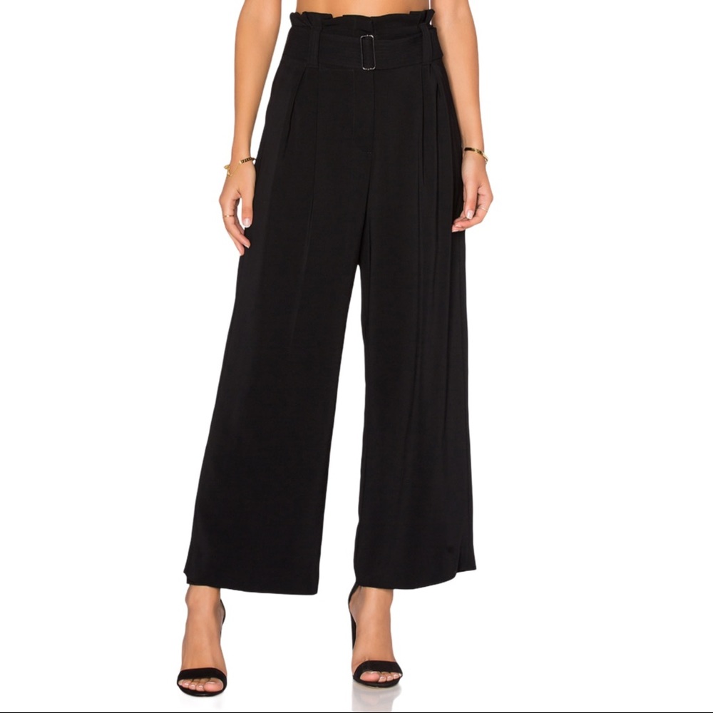 A.L.C. Dillon Gaucho Pants Wide Leg Belted Pants